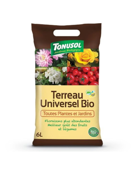 Terreau universel bio TONUSOL 6L